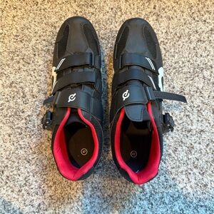 Peloton Black and Red Athletic Shoes